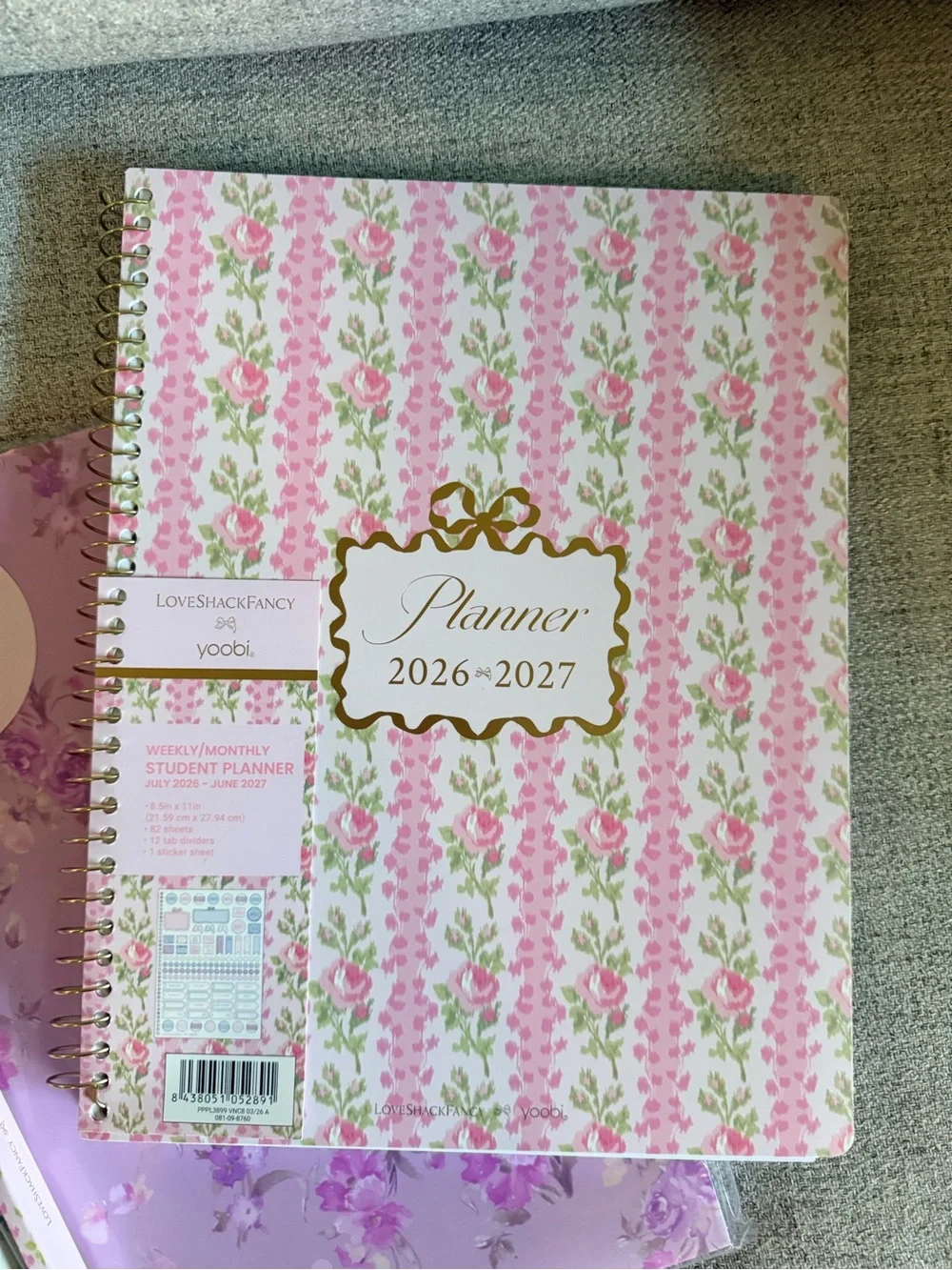LoveShackFancy x Target Yoobi Planner Folders Mini Notebooks and Pens